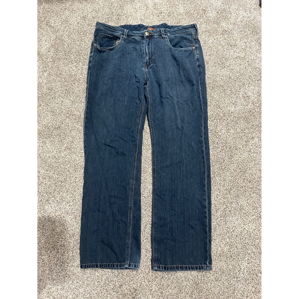 Tommy Bahama Jeans Mens 40x32 Standard Fit Dark Wash Cotton Tencel Blend Denim